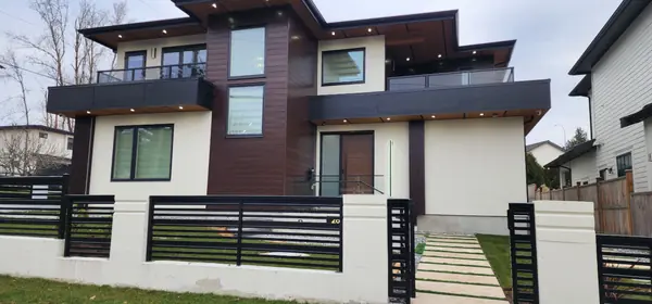 Completed multi-unit development at Heart Street, Coquitlam, seen from the street